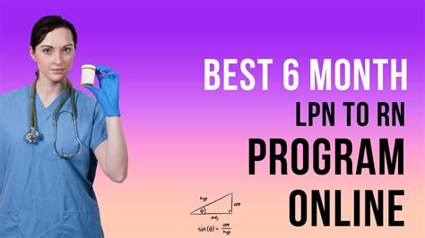 Accelerate Your Nursing Career with a 6-Month LPN to RN Program!