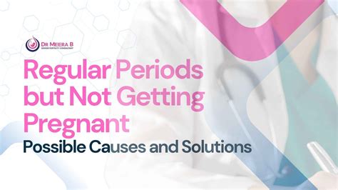 6 Understanding Causes of Difficulty Getting Pregnant Despite Regular Periods
