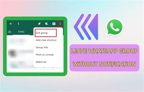 6 Ways On How To Leave WhatsApp Group Without Notification