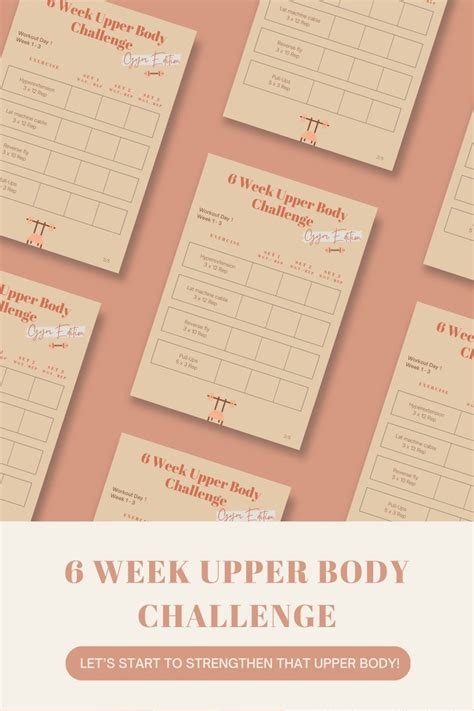 6 Week Upper Body Workout Routine