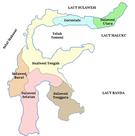 6 provinsi di pulau sulawesi