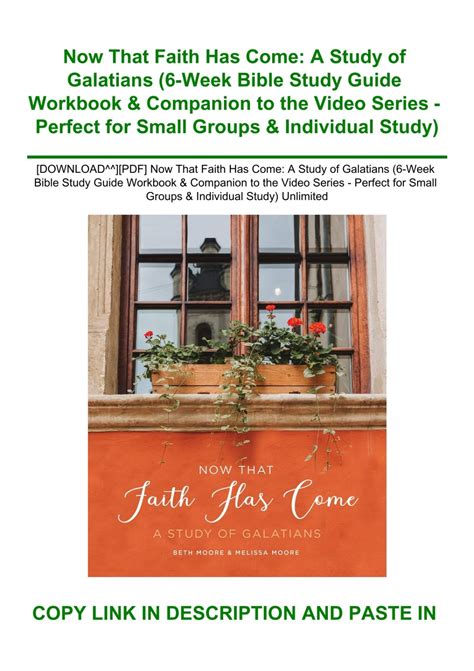 6 Week Bible Study For Small Groups