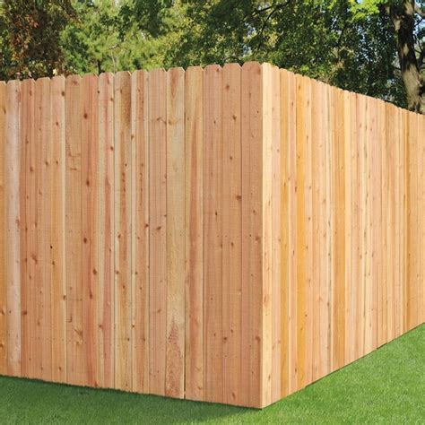 vakarai.us:6 x 8 dog eared cedar fence panel