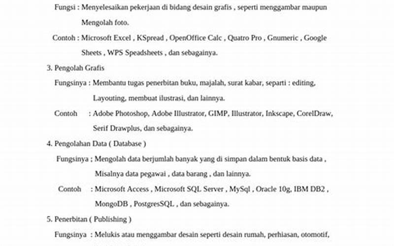 6. Memilih Jenis Program