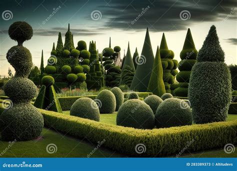 6. Add topiary in different shapes