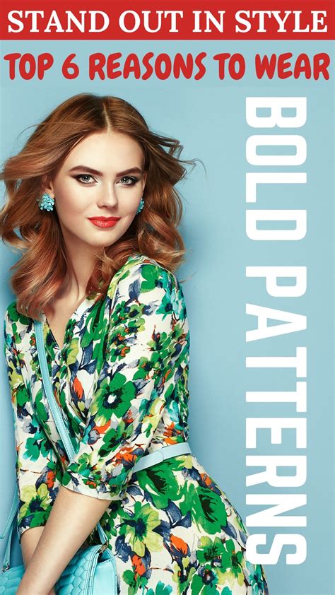 6. Be adventurous with bold patterns