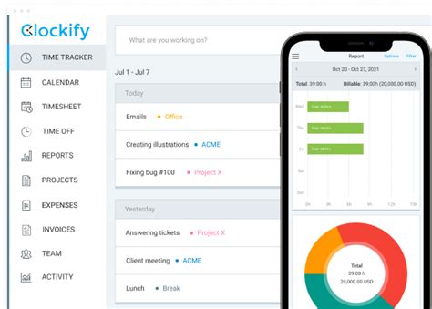 6. Clockify Time Tracker
