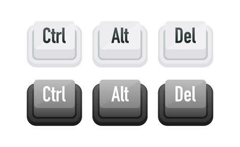 6. Ctrl + Alt + Delete Key