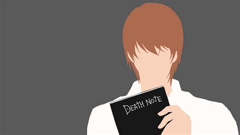 6. Death Note minimalist wallpaper
