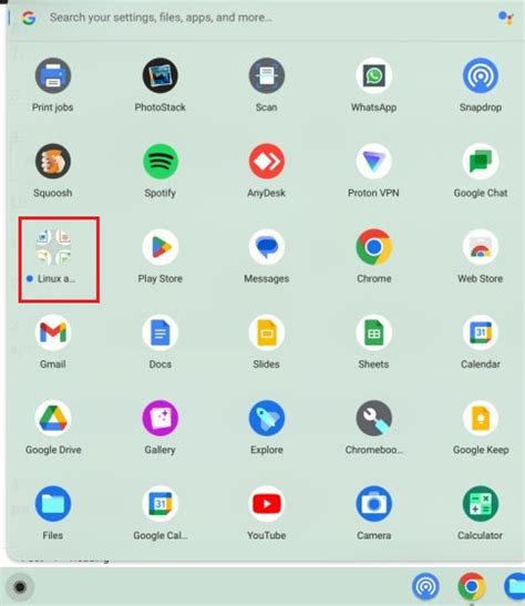 6. Delete Linux Apps from Chromebook