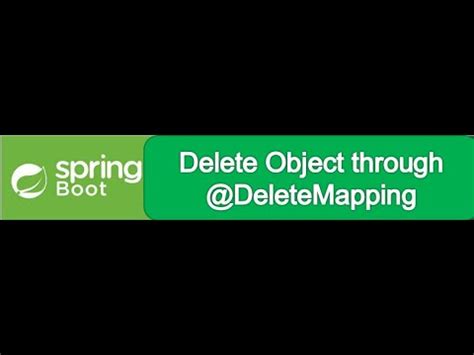 6. Delete Object