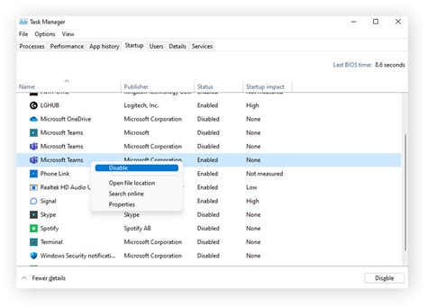 6. Disable App Categories