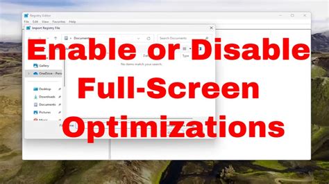 6. Disable Fullscreen Optimization