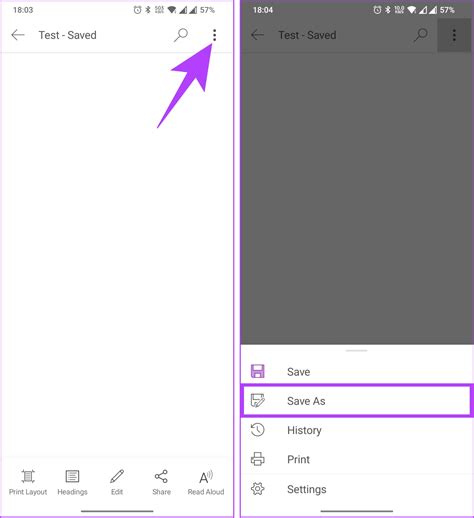 6. Duplicate Documents in Word Mobile