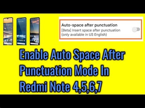 6. Enable Autospace After Punctuation