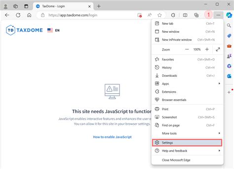 6. Enable JavaScript For Sites