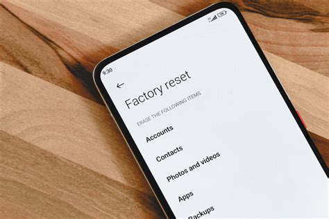 6. Factory Reset Your Device