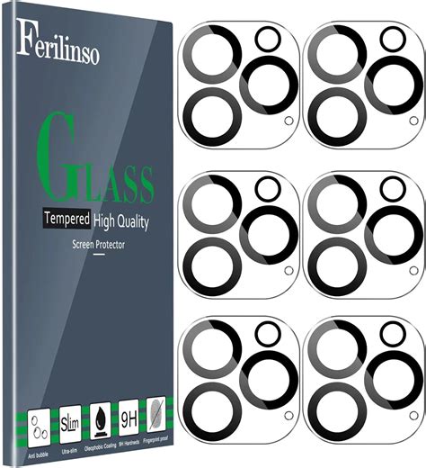 6. Ferilinso Lens Protector + Tempered-Glass