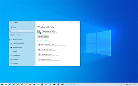 6. Install Windows 10 Updates
