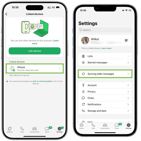 6. Keep WhatsApp open