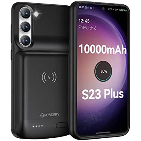 6. NEWDERY Wireless Charging Battery Case