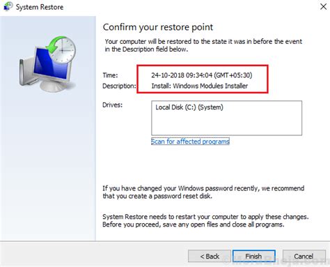 6. Perform System Restore