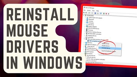 6. Remove and Reinstall Mouse Drivers
