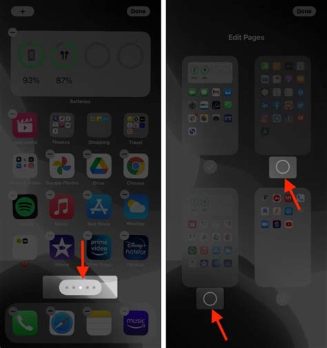 6. Remove unnecessary Home Screens