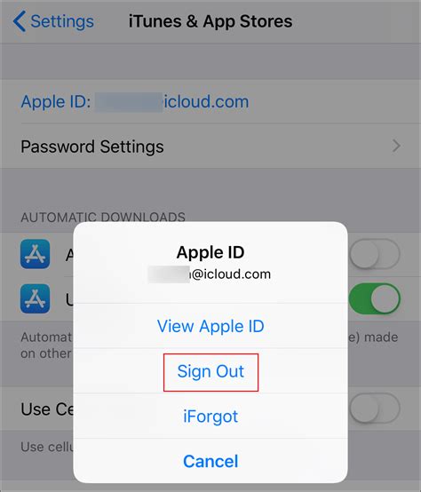 6. Sign Out and Sign In to App Store