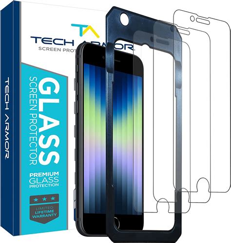 6. Tech Armor Premium Ballistic Glass Screen Protector