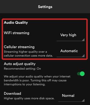 6. Turn Off High-Quality Streaming