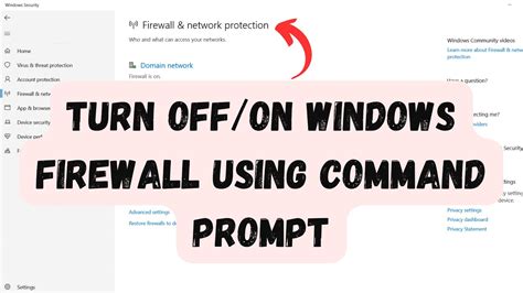 6. Turn Off Windows Firewall