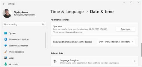 6. Update date and time settings
