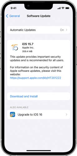 6. Update iOS version