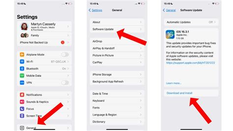 6. Update latest version of iOS