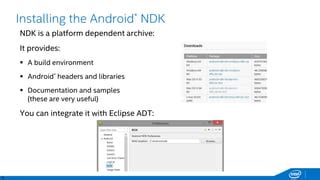 6. Use NDK for developing C/C++ in Android