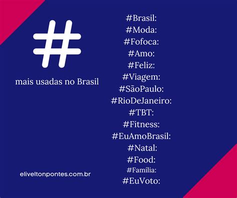 6. Utilize as Hashtags mais procuradas