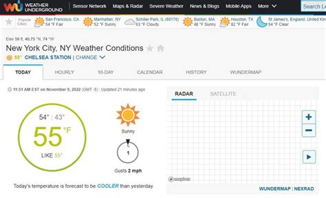 6. Weather Underground