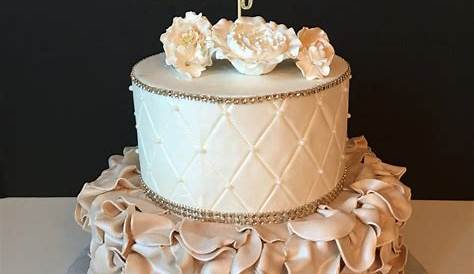 60 Years Birthday Cake Design th Gold Golden Desserts th