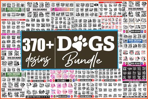 Download 60 Dog SVG Bundle Commercial Use For Crafts