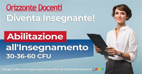 60 cfu insegnamento orizzonte scuola