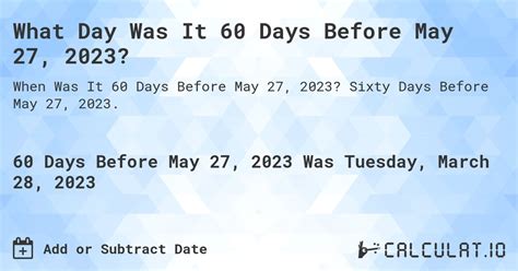 60 days before may 12 2024