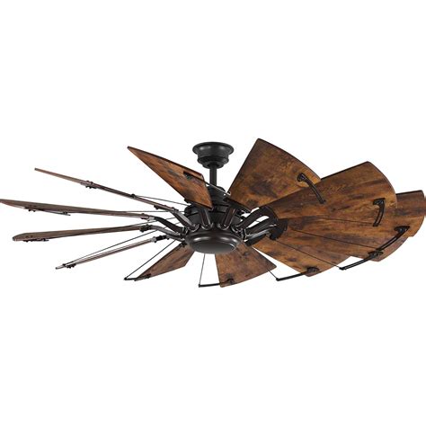 60 inch rustic ceiling fans with lights