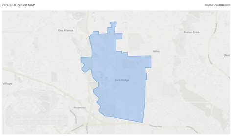 60068 Zip Code Map