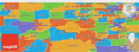 60560 Zip Code Map