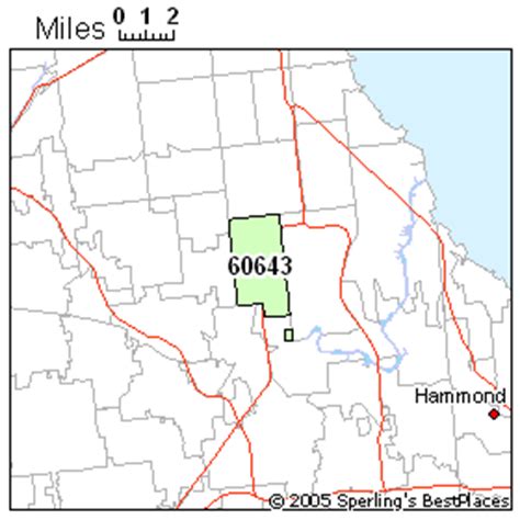 60643 Zip Code Map