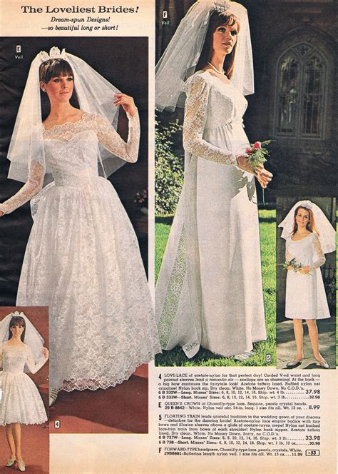60s Wedding Dress Patterns