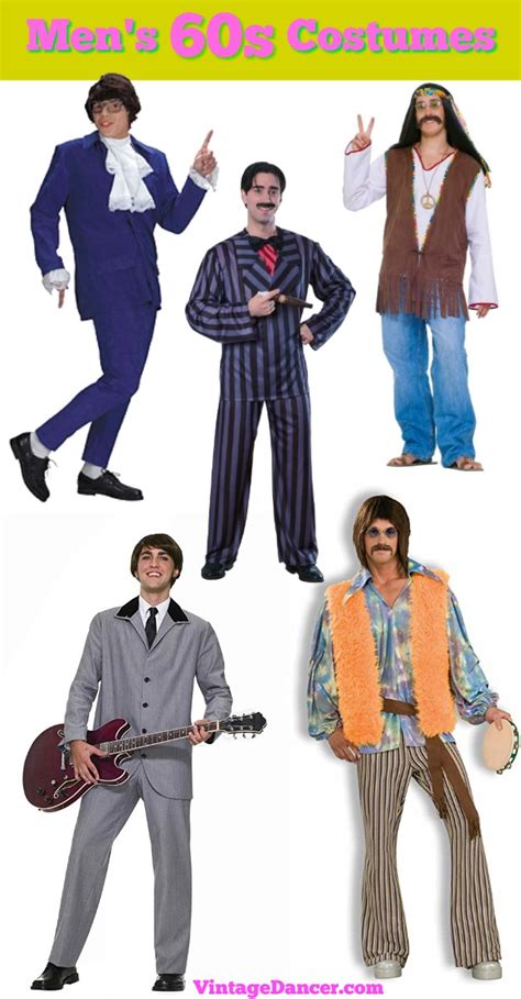 60s dress up ideas for guys