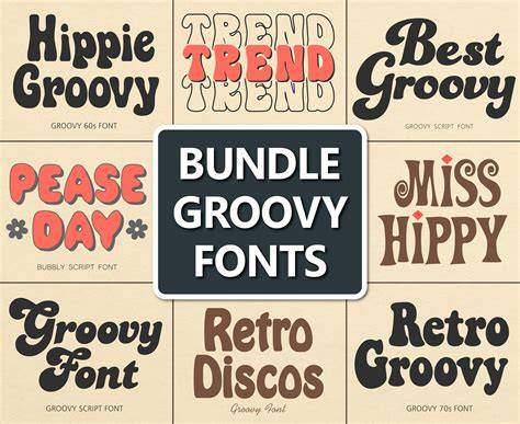 60's Psychedelic Font on Behance