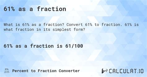 61 fraction